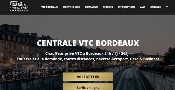 chauffeur  Vtc sur  Bordeaux